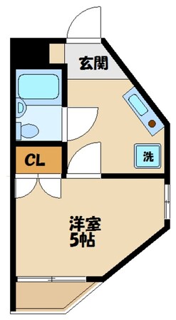 サンシティ中野島第二の物件間取画像